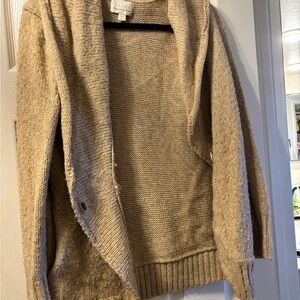 Hinge Tan Women's Cardigan Sweater